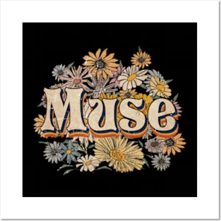 Personalized Flowers Muse Proud Name Vintage Beautiful Posters and Art